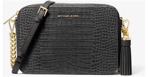 michael kors croc bag jet|michael kors outlet jet set.